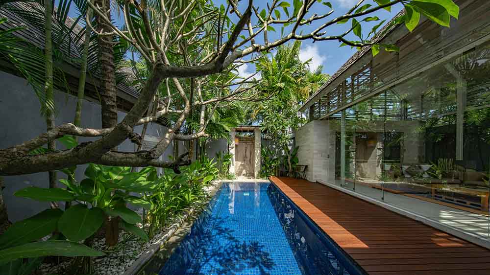 Property villa yang bersih di bali